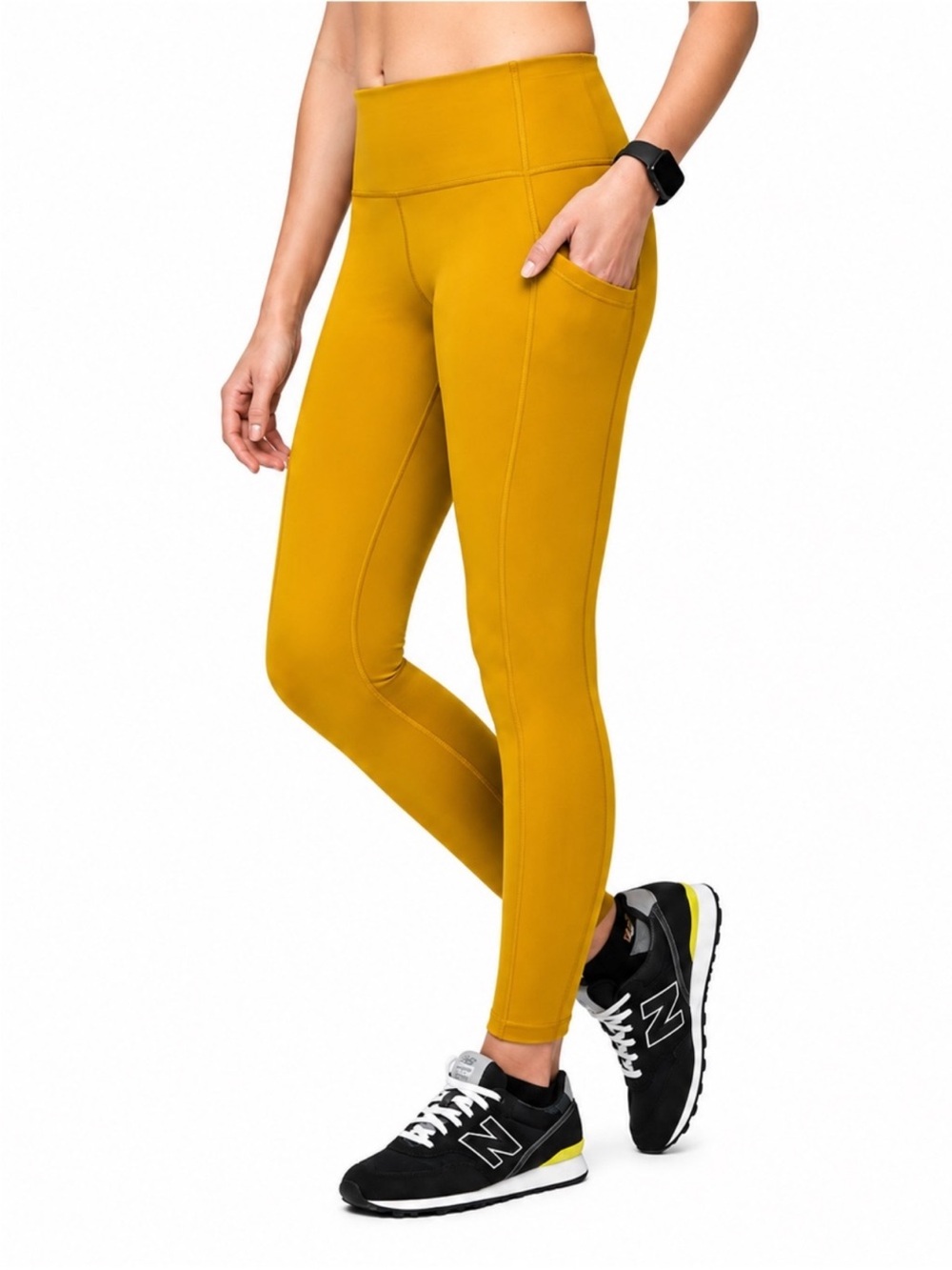 FIGS Underscrub Leggings Mustard Yellow Size Large